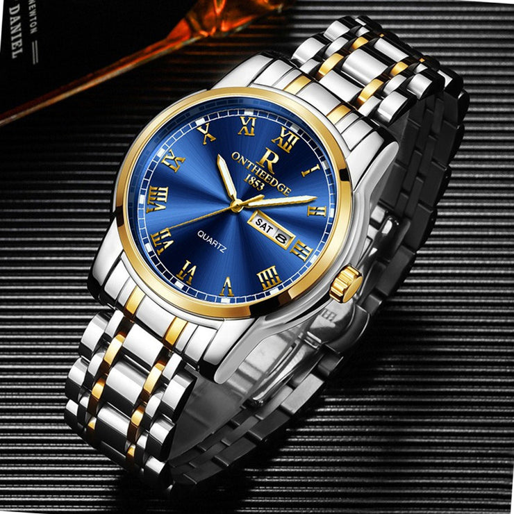 Neptune Watch - Give your sense of style an upgrade today with Neptune Watch. Featuring a 3ATM water-resistant that is suitable for everyday wear and all occasions. LUXURY BUSINESS DESIGN Features a 42mm blue satin dial with classic Roman numeral indices, this luxury watch is perfect for every formal setting.